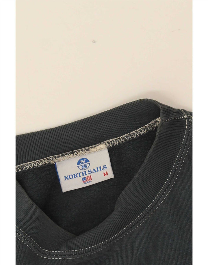 North Sails Herre Grafisk Sweatshirt Jumper Medium Blå