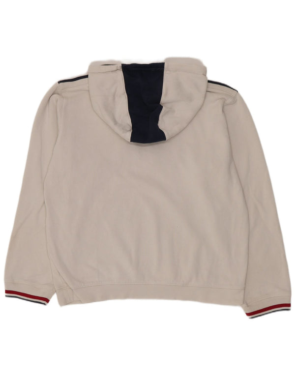 Nike Grafisk hættetrøje til mænd UK 36/38 Small White Colourblock Sports