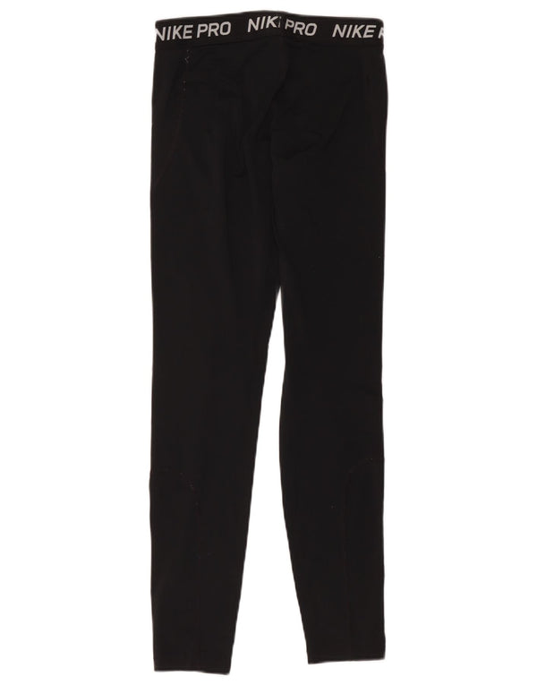 Nike Grafiske Leggings til kvinder UK 10 Lille sort polyester