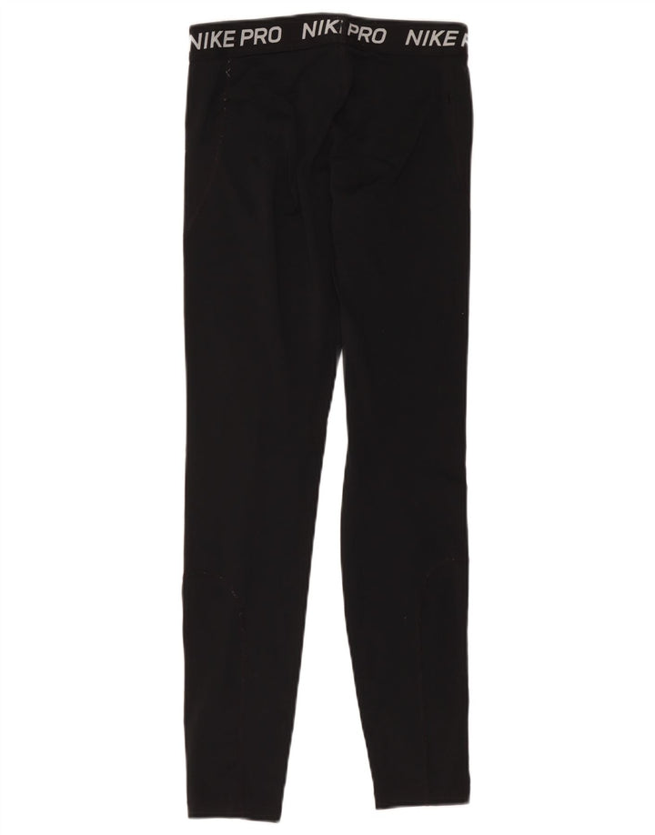 Nike Grafiske Leggings til kvinder UK 10 Lille sort polyester