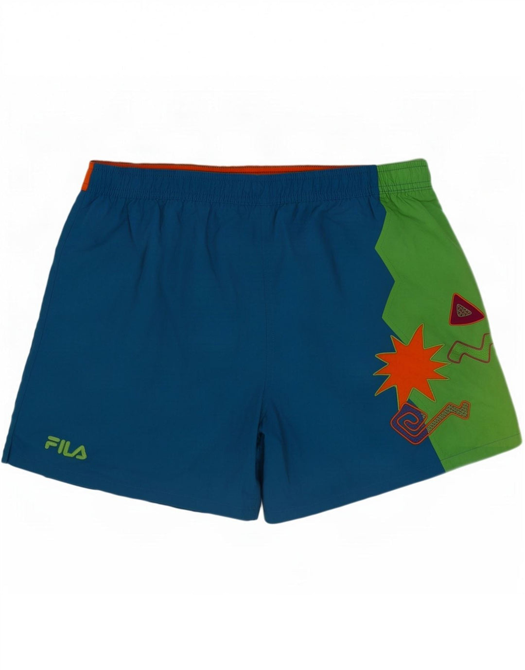 Fila Badeshorts til mænd Large Blue Colourblock Polyester