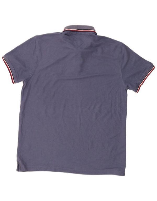 TOMMY HILFIGER Herre Regular Fit poloshirt Stor marineblå bomuld