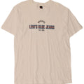 Levi's Herre grafisk T-shirt Top Stor hvid bomuld