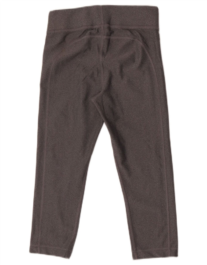 Under Armour Dame Capri Leggings UK 10 Small Grå Polyester