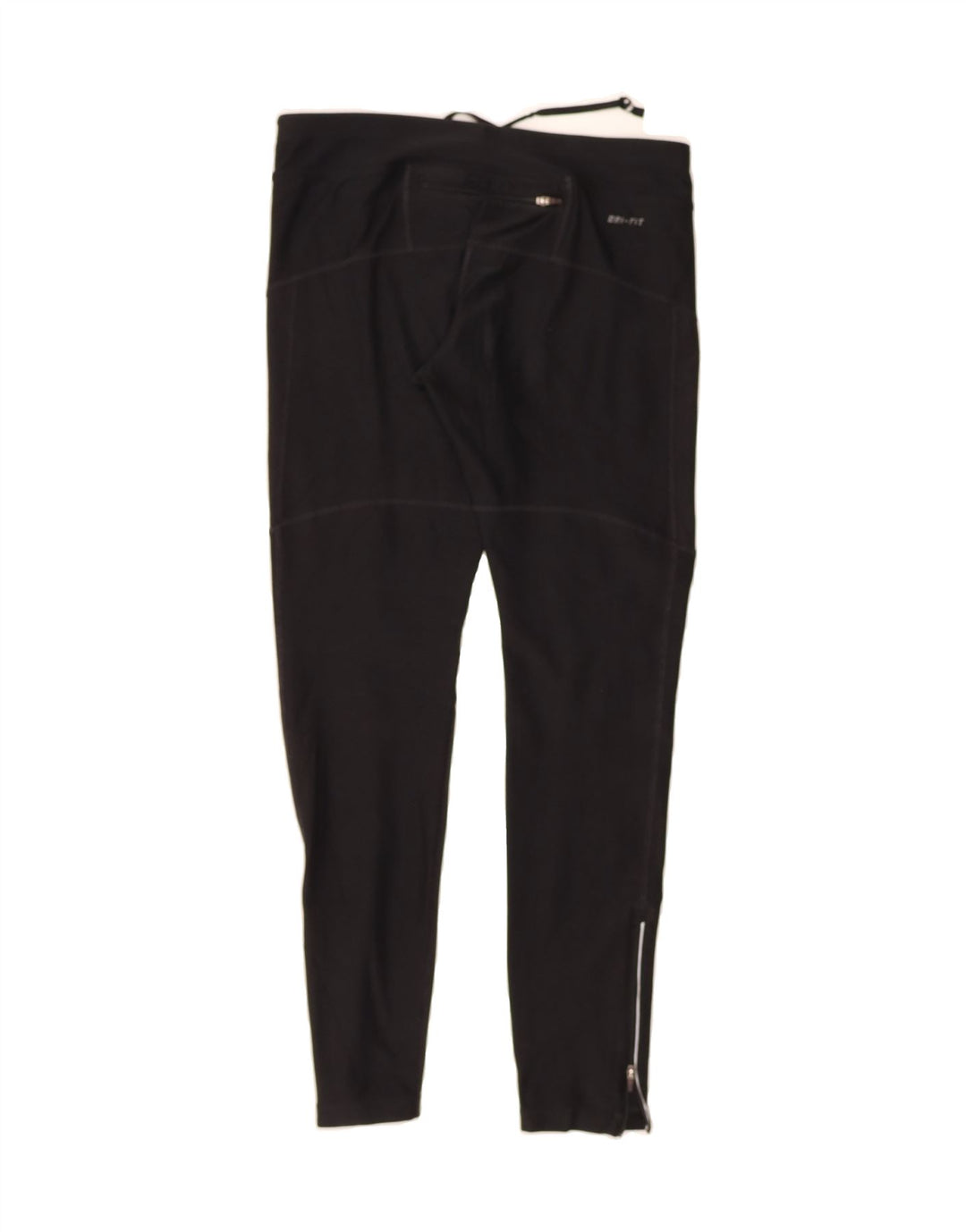 NIKE Womens Dri Fit Tracksuit Trousers UK 14 Medium  Black Polyester Vintage Nike and Second-Hand Nike from Messina Hembry 