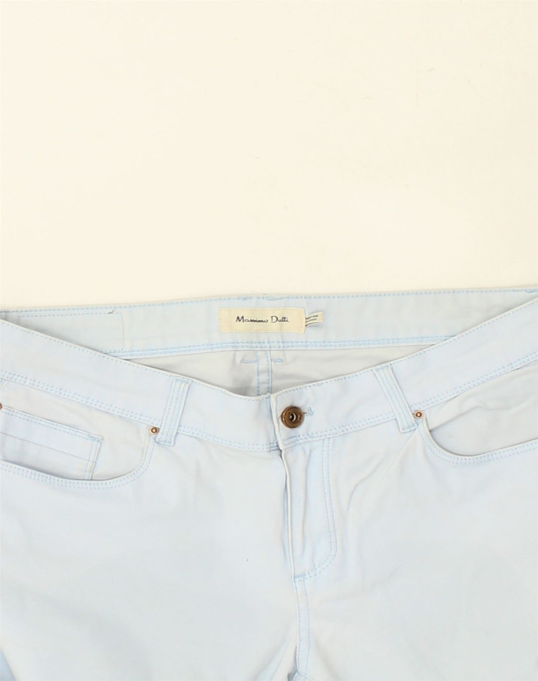 MASSIMO DUTTI Womens Slim Jeans W30 L29 Blue Cotton | Vintage Massimo Dutti | Thrift | Second-Hand Massimo Dutti | Used Clothing | Messina Hembry 