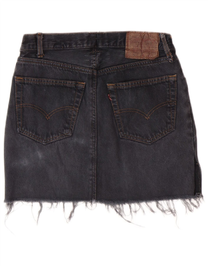 LEVI'S Dame Denim Nederdel W28 Medium Grey