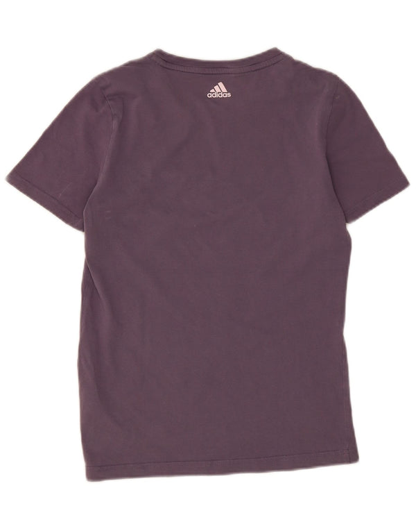 Adidas piger grafisk t-shirt top 13-14 år lilla bomuld