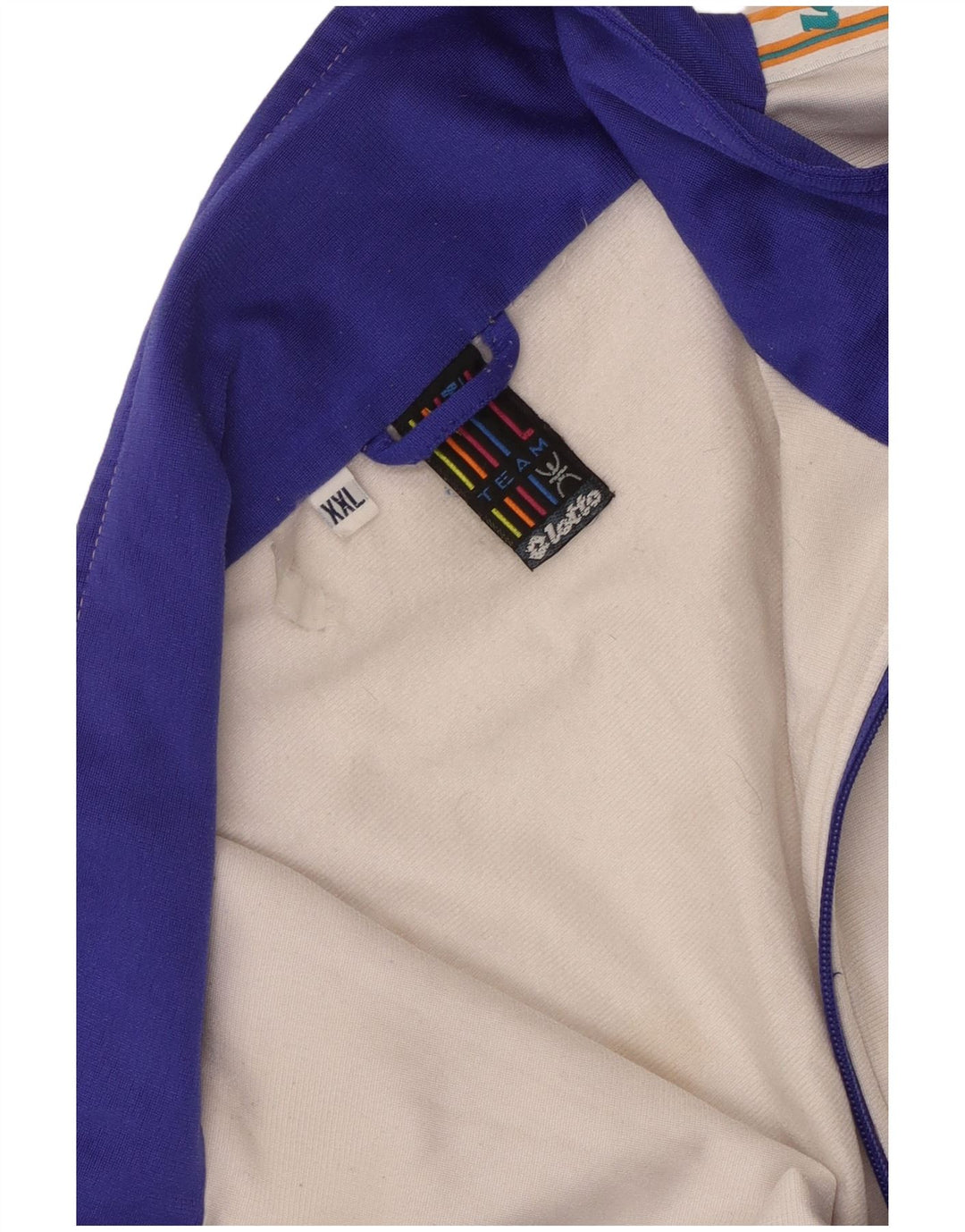 Lotto Herre grafisk træningsdragt Topjakke 2XL Lilla Colourblock