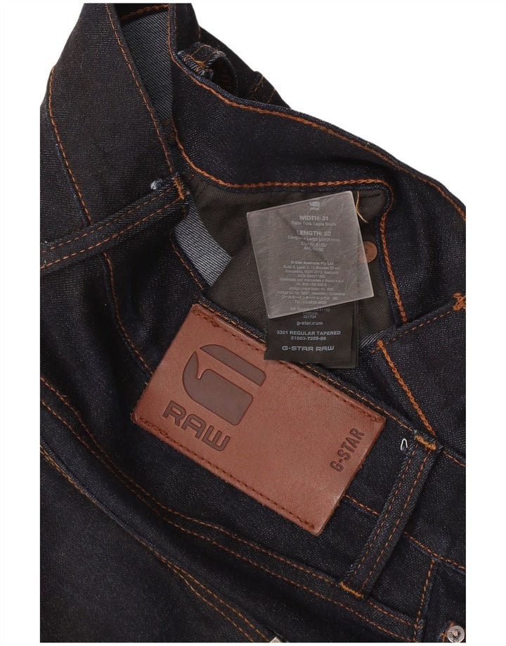 G-Star Slim Jeans til mænd W31 L32 Marineblå bomuld