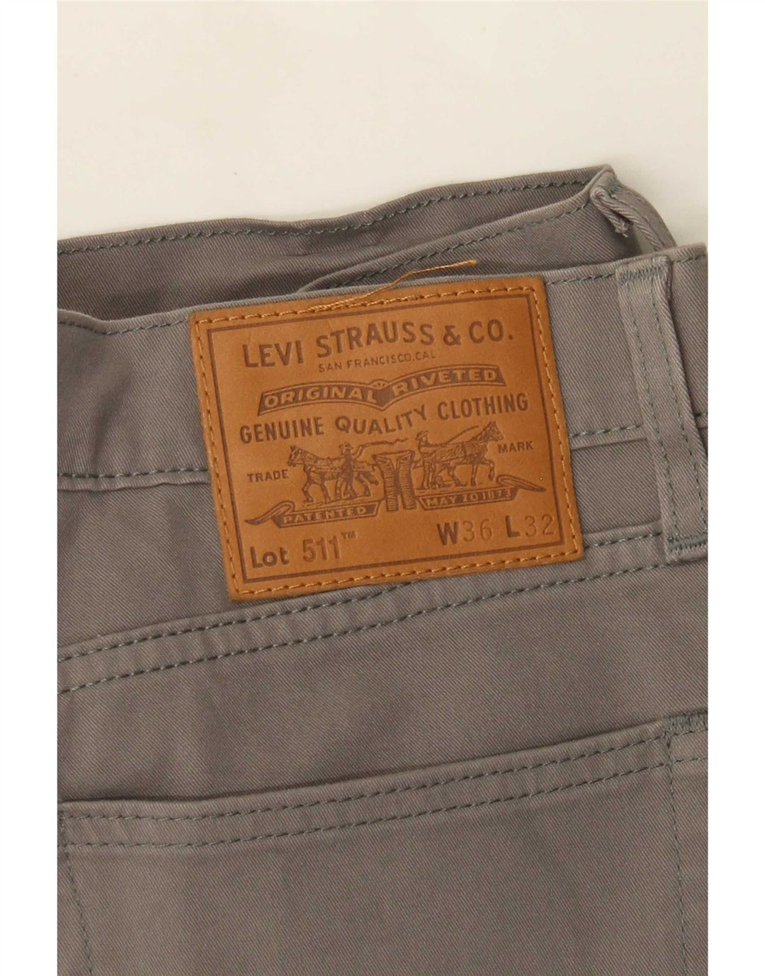 Levi's Herre 511 Slim Casual Bukser W36 L32 Grå