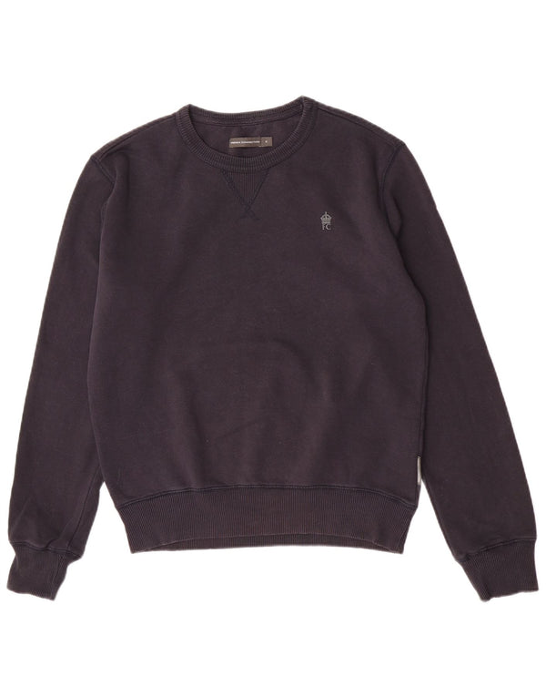 French Connection Herre sweatshirt Jumper lille marineblå bomuld