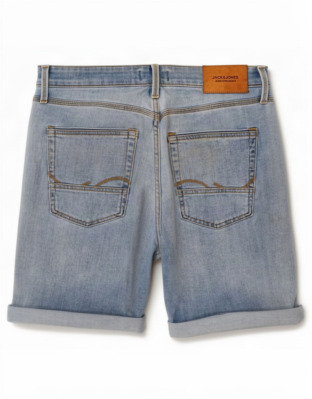 Jack & Jones denimshorts til mænd Small W29 blå bomuld