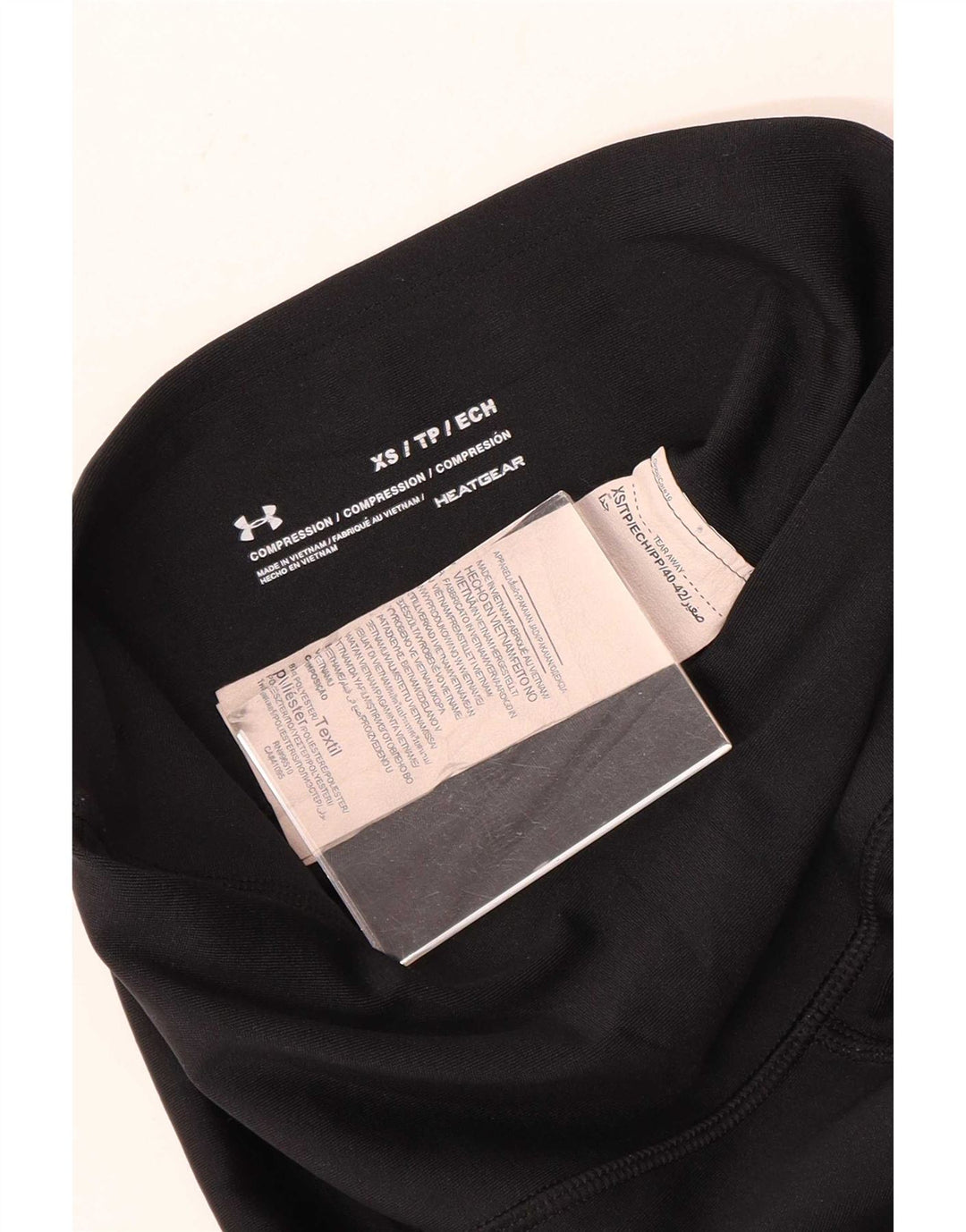 Under Armour Grafiske Leggings til kvinder UK 4 XS Sort Polyester