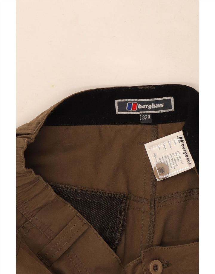 Berghaus lige cargobukser til kvinder W32 L30 brun polyester