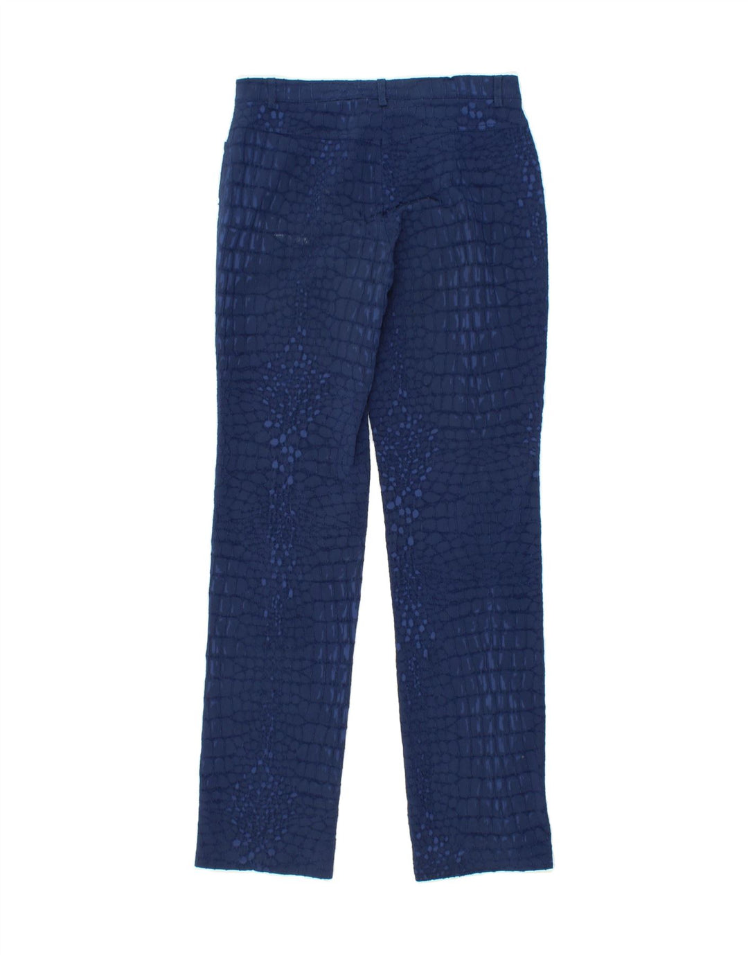 L.PUCCI Womens Straight Casual Trousers IT 44 Medium W30 L33  Navy Blue Vintage L.Pucci and Second-Hand L.Pucci from Messina Hembry 
