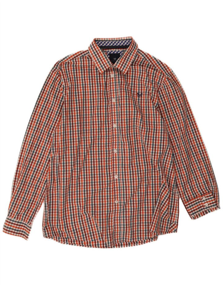 Crew Clothing Herre Classic Fit Shirt XL Multifarvet Gingham Cotton