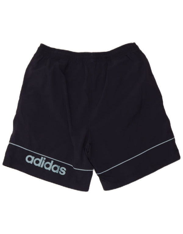 ADIDAS grafiske sportsshorts til mænd XL marineblå polyamid