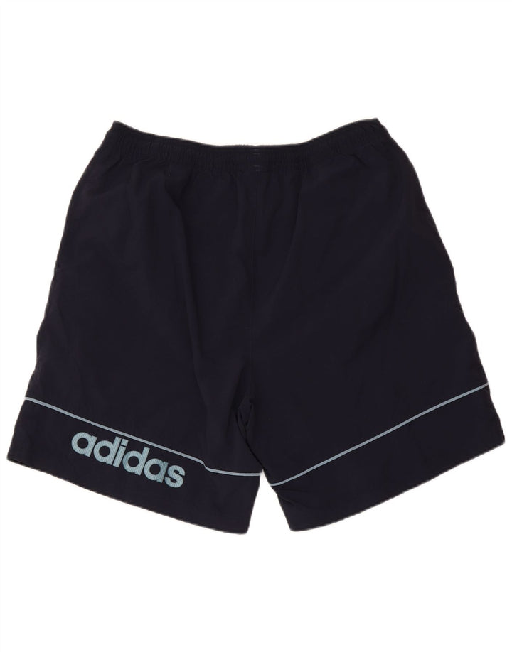 ADIDAS grafiske sportsshorts til mænd XL marineblå polyamid