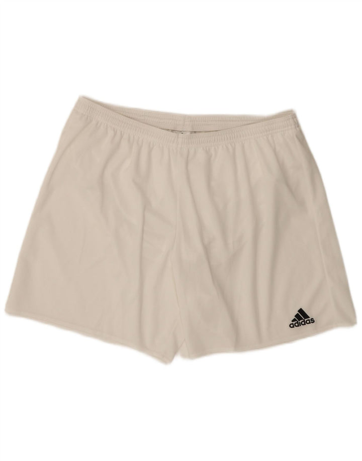 Adidas Herre Climalite Sportshorts 2XL Hvid Polyester