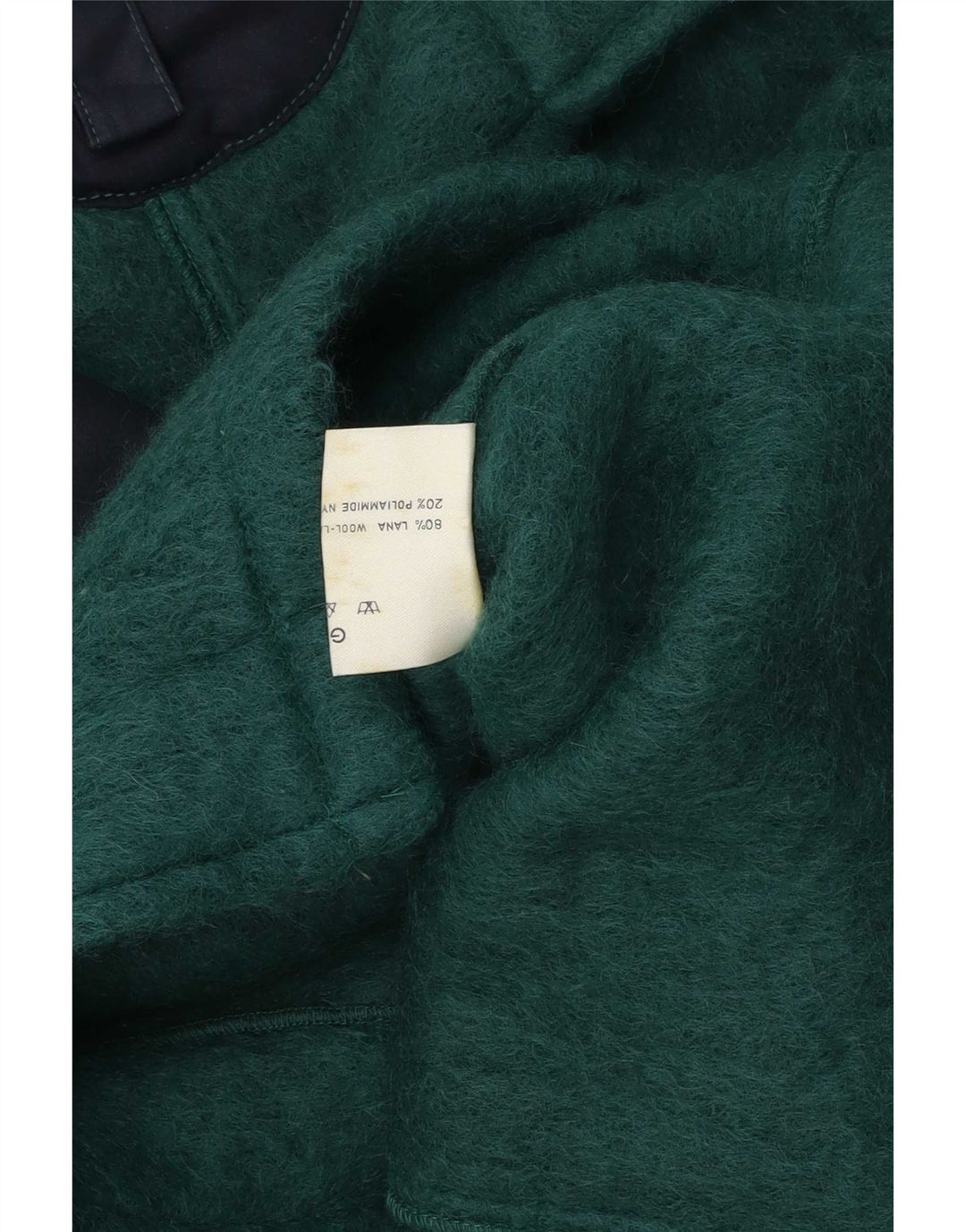 Vintage Damejakke UK 14 Medium Green Wool Classic