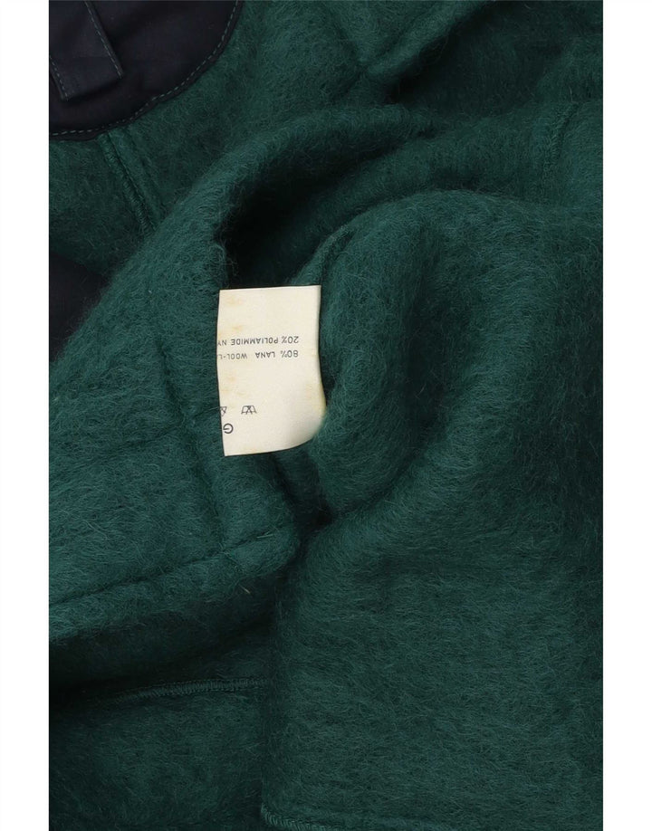 Vintage Damejakke UK 14 Medium Green Wool Classic