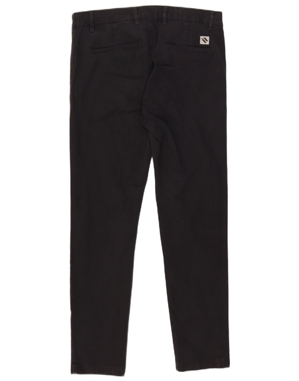 Zara Herre Slim Chino Bukser EU 42 Large W32 L30 Sort