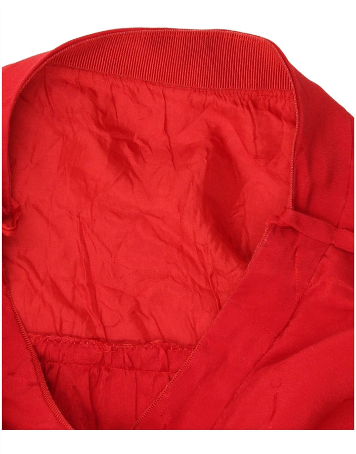 Vintage Kvinders Oversized 2-delt nederdel Sæt UK 14 Medium W26 Red