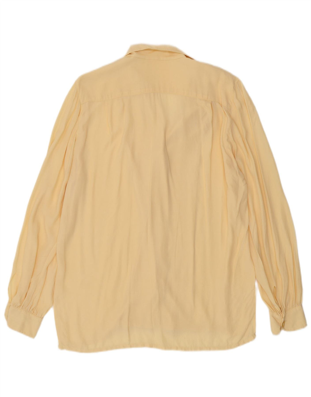Vintage dameskjorte UK 16 Large Yellow