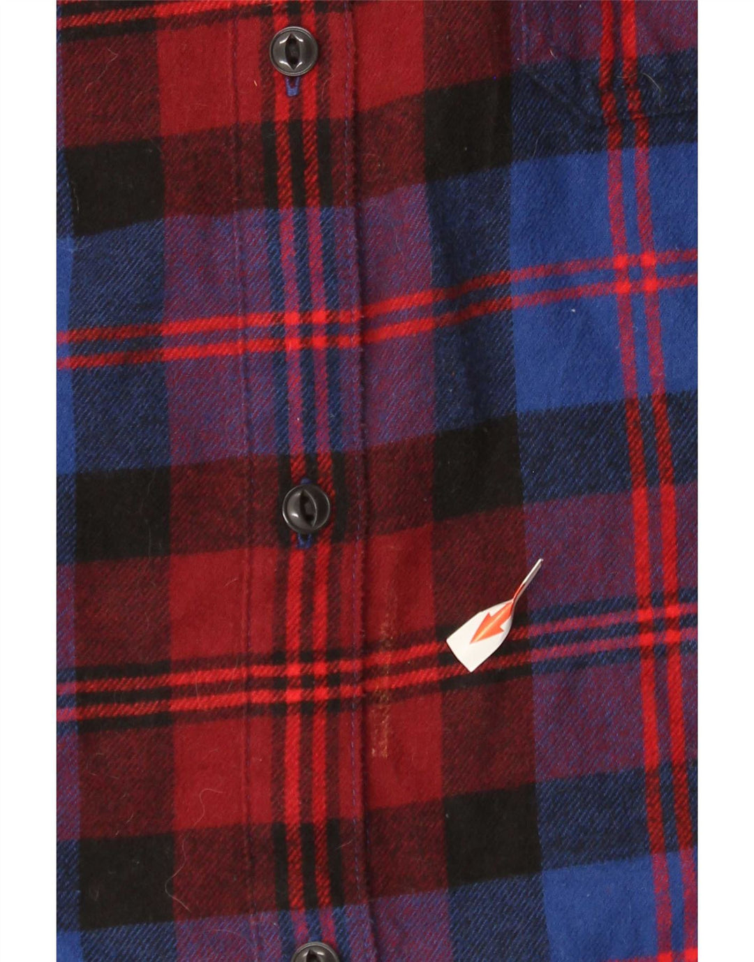 Levi's Dame Flanelskjorte UK 18 XL Rød Ternet Bomuld
