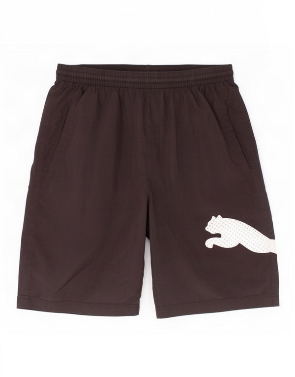 Puma drenge grafiske sportsshorts 13-14 år sorte