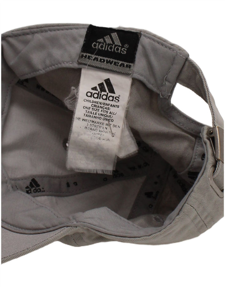 Adidas drenge grafisk baseballkasket One Size grå bomuld