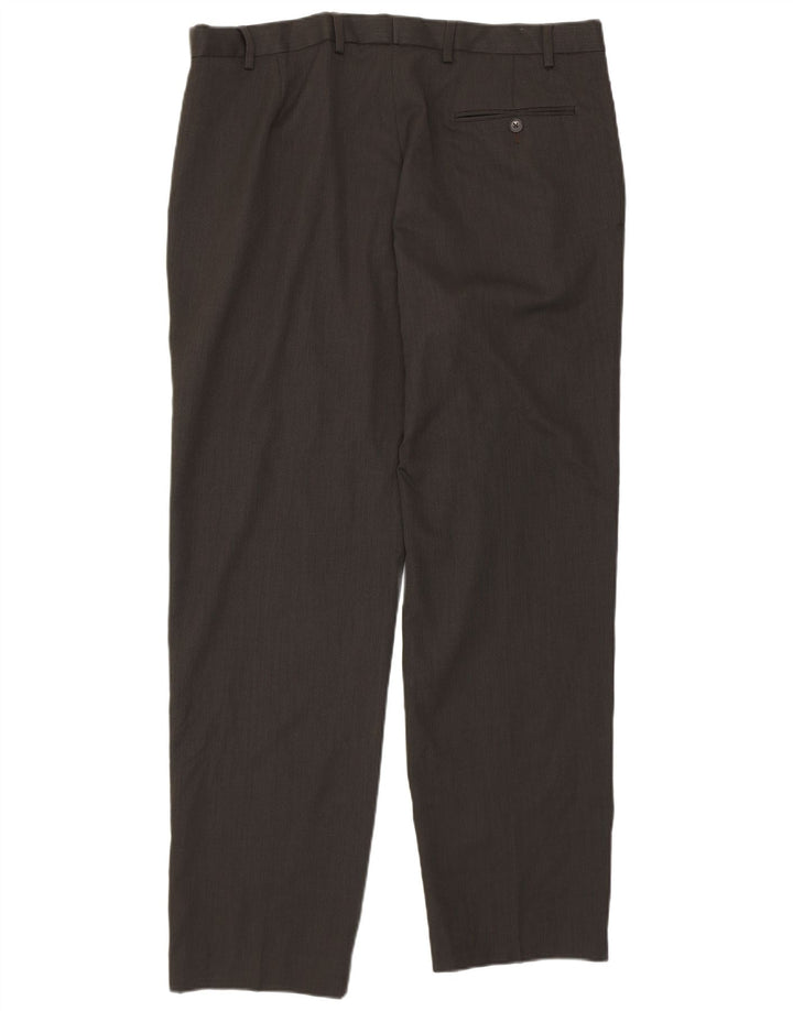 MARKS & SPENCER Mens Regular Regular Fit Suit Trousers W38 L31 Brown