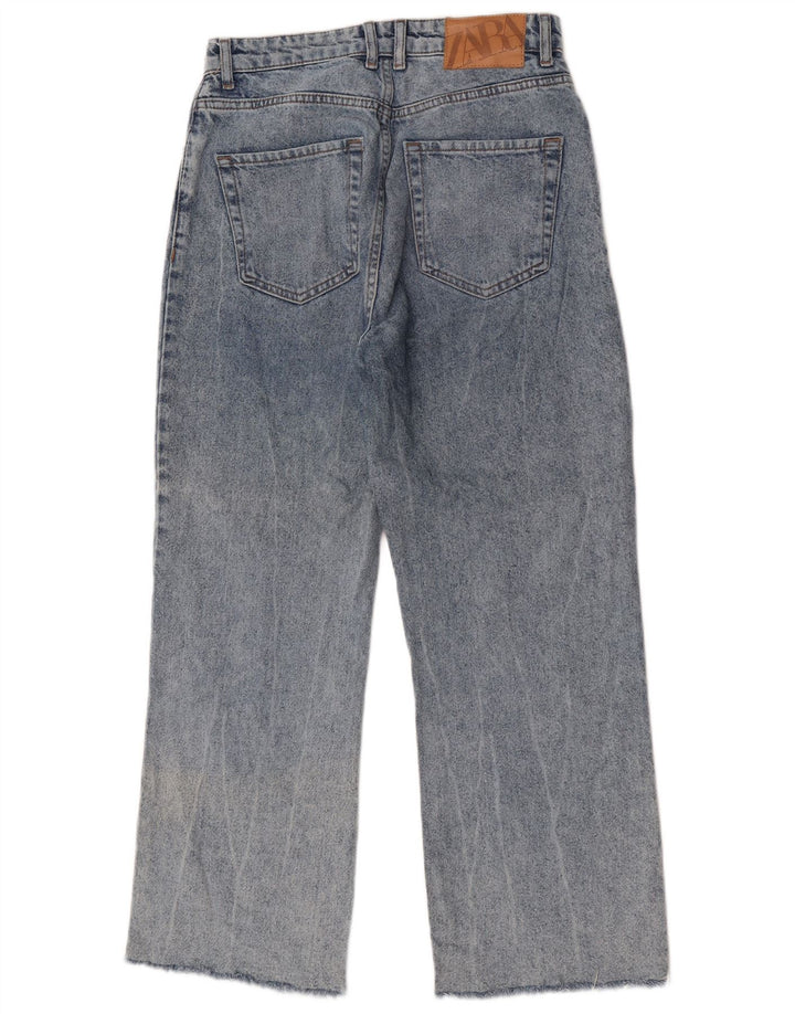 Zara Dame Løse Jeans EU 38 Small W28 L27 Blå
