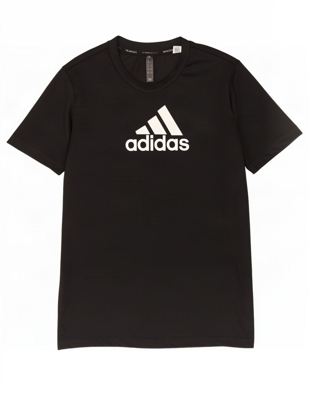 Adidas Dame Grafisk T-Shirt Top UK 12/14 Medium Sort Polyester