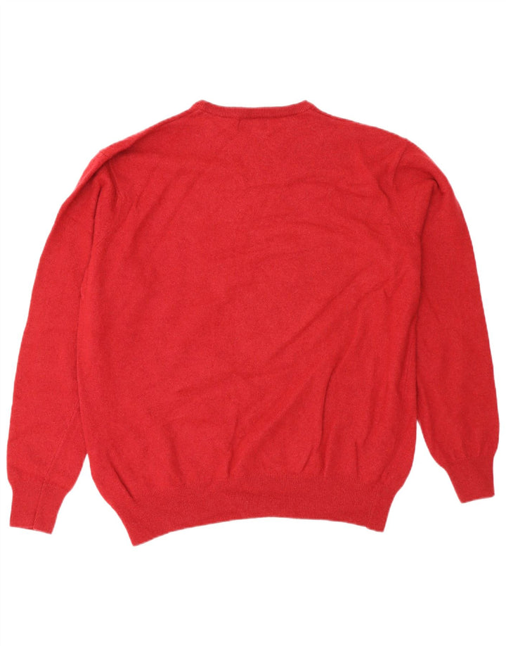 Kappa dame sweater med rund hals DK 18 XL rød uld