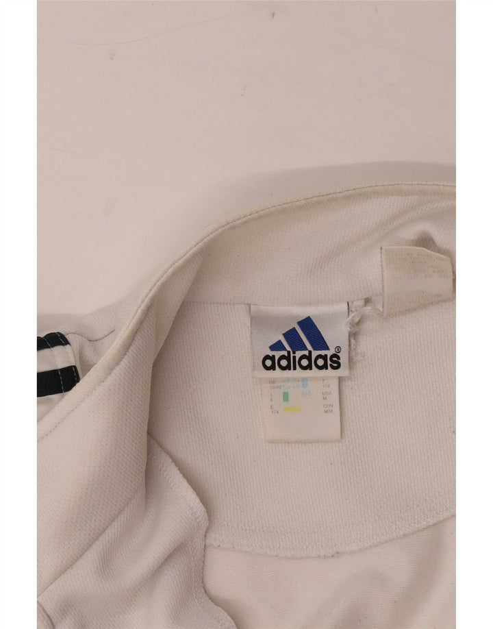 Adidas Træningsdragt til mænd Topjakke UK 38/40 Medium White Polyester