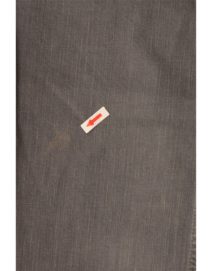Wrangler Herre Texas Stretch Straight Jeans W33 L36 Grå Bomuld