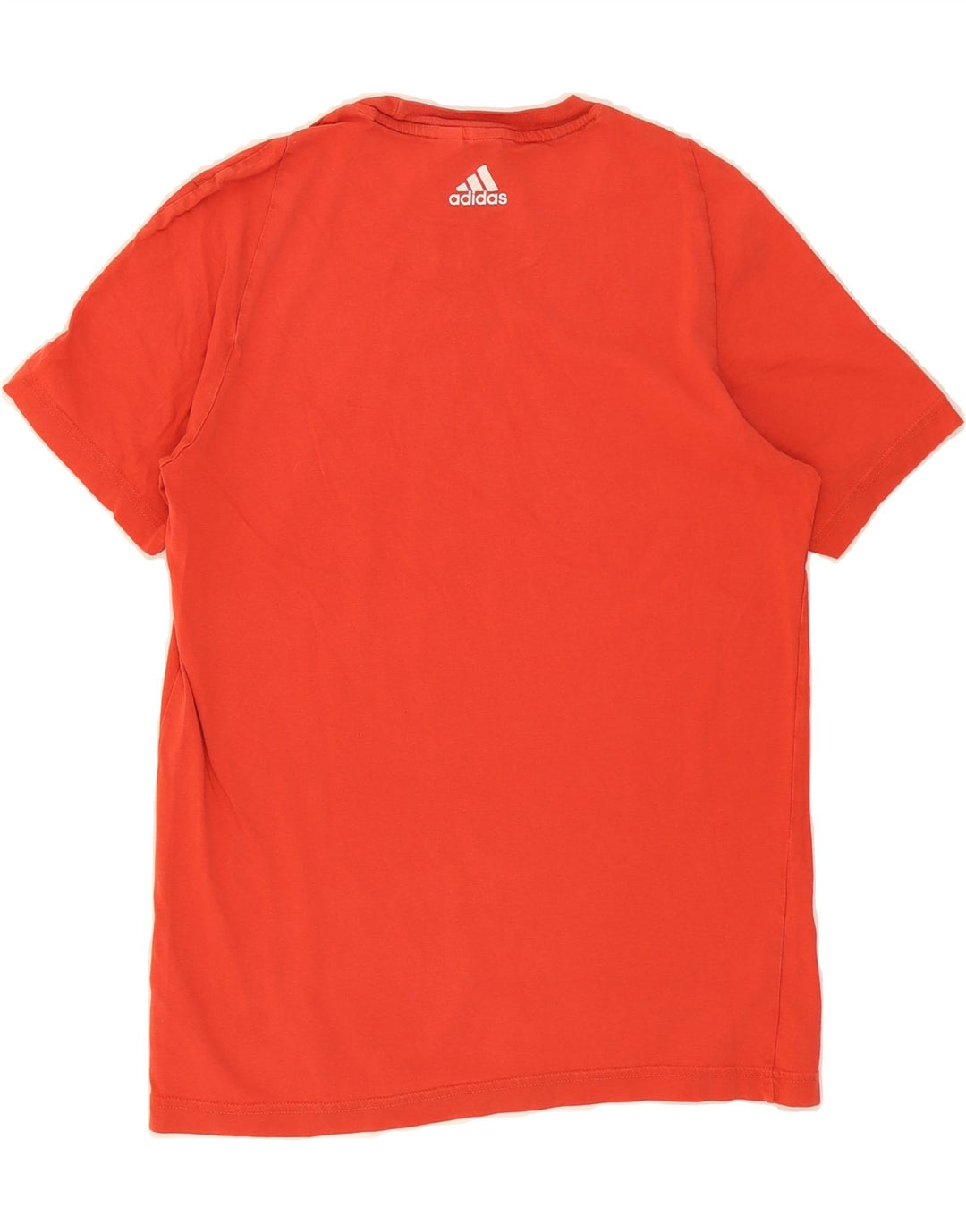 ADIDAS Mens Graphic T-Shirt Top Medium Red Cotton Vintage Adidas and Second-Hand Adidas from Messina Hembry 