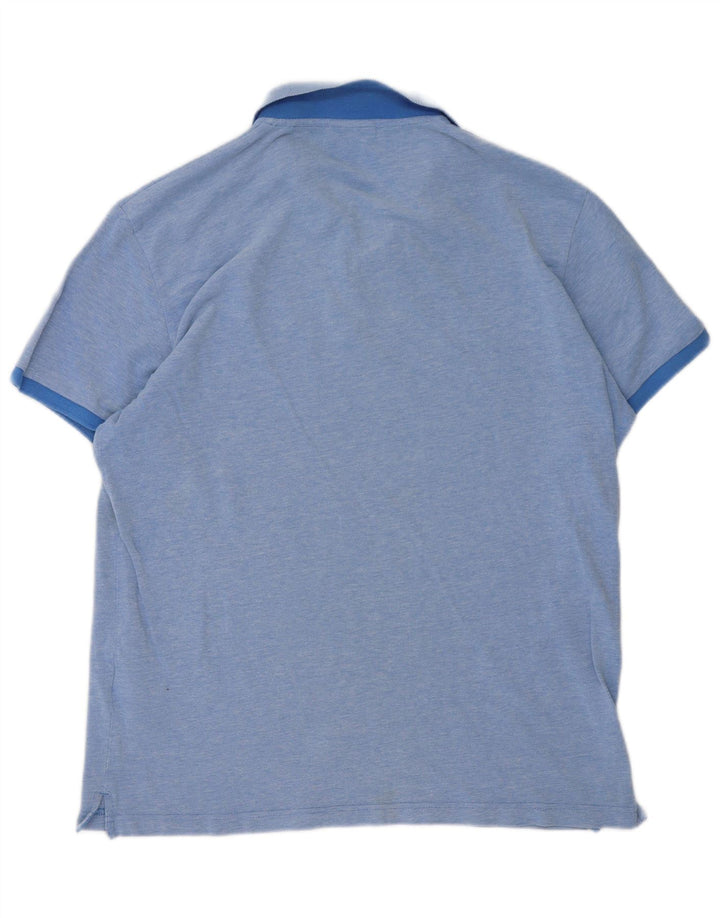 Gant Polo Shirt til mænd XL Blå Flecked Bomuld
