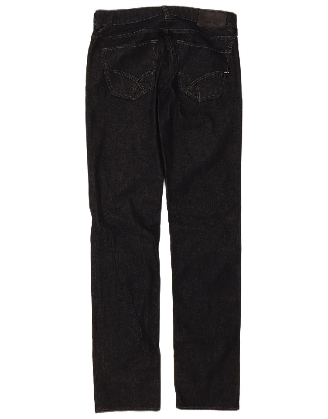 Gas Straight Jeans til kvinder W32 L34 Marineblå Bomuld
