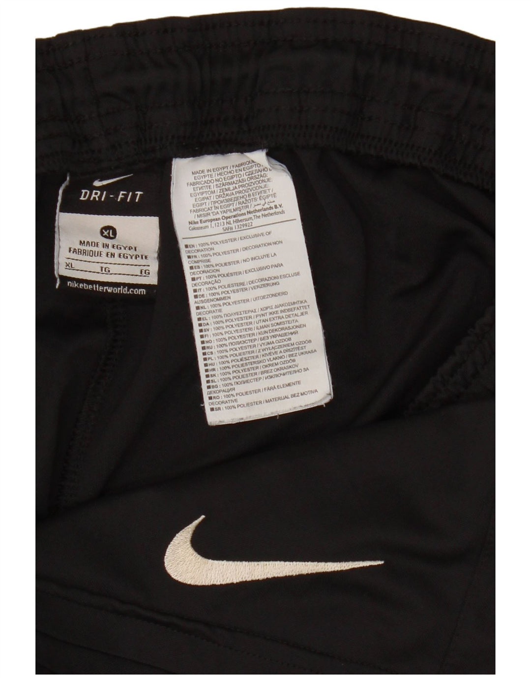 Nike Herre Dri Fit sportsshorts XL sort polyester