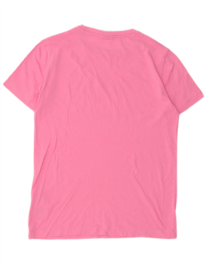 Champion Herre Grafisk T-Shirt Top Lille Pink Bomuld