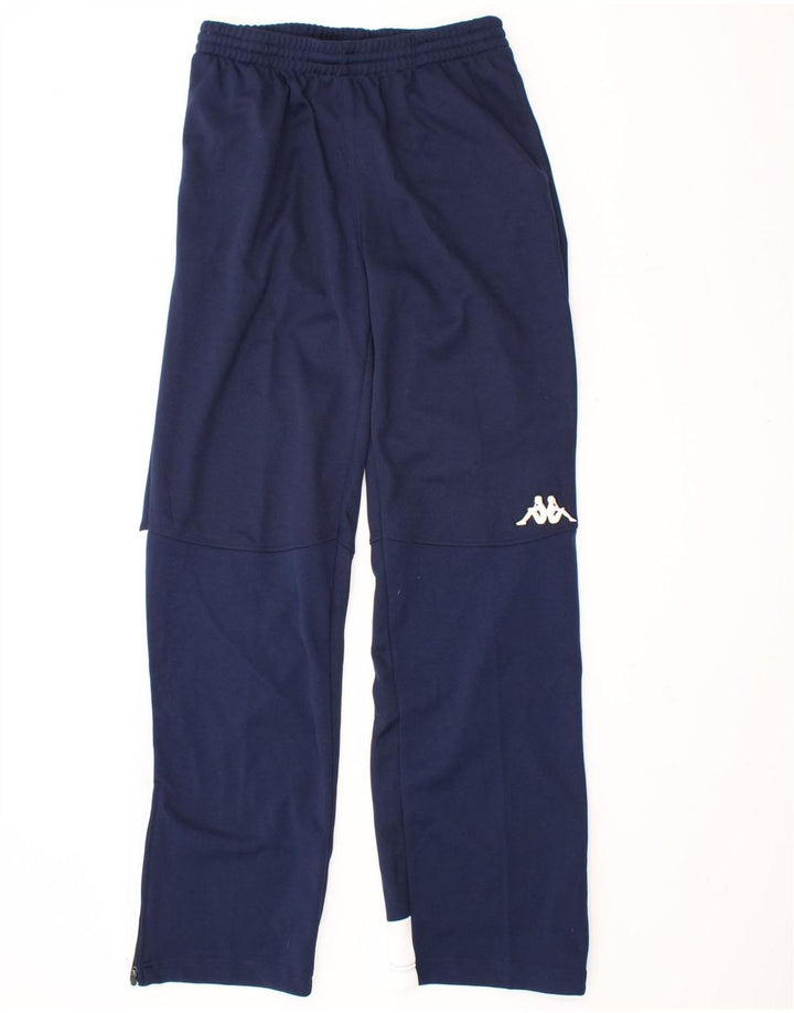 KAPPA Mens Tracksuit Trousers Large Navy Blue Colourblock Polyester Vintage Kappa and Second-Hand Kappa from Messina Hembry 