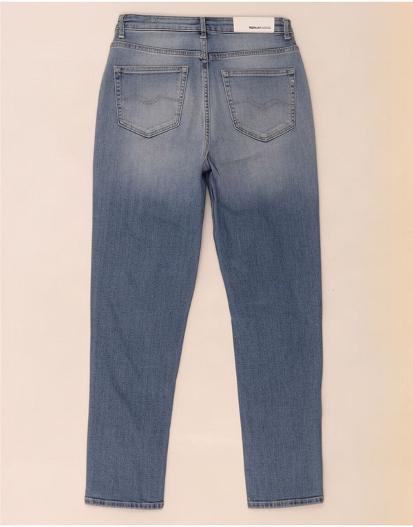 Replay Girls Mom Tapered Jeans 13-14 år W25 L26 Blue Cotton