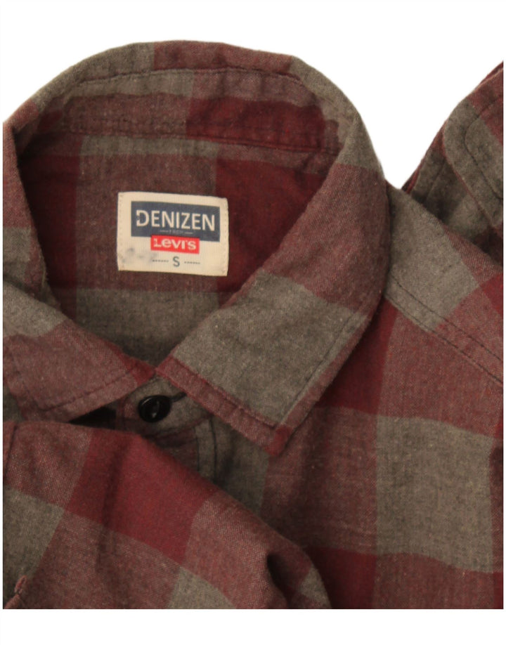 Levi's Herre Denizen Flannel Shirt Lille Grå Gingham