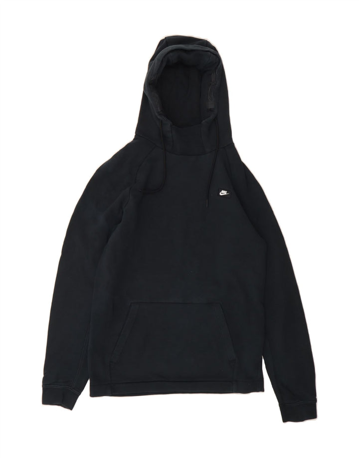 NIKE Mens Hoodie Jumper Small Black Cotton Vintage Nike and Second-Hand Nike from Messina Hembry 