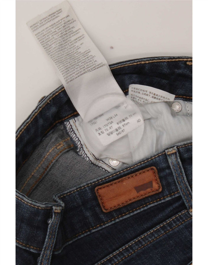 Levi's Womens Bold Curve denimshorts W28 Medium Marineblå Bomuld