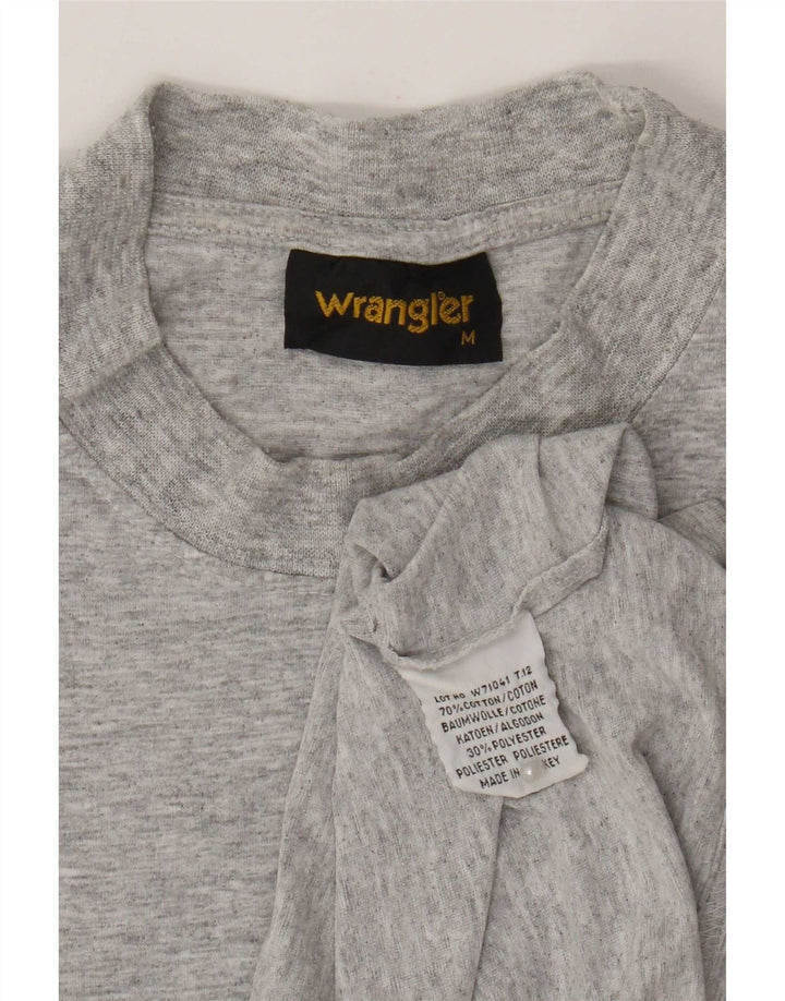 Wrangler Herre T-shirt Top Medium Grey Flecked Bomuld