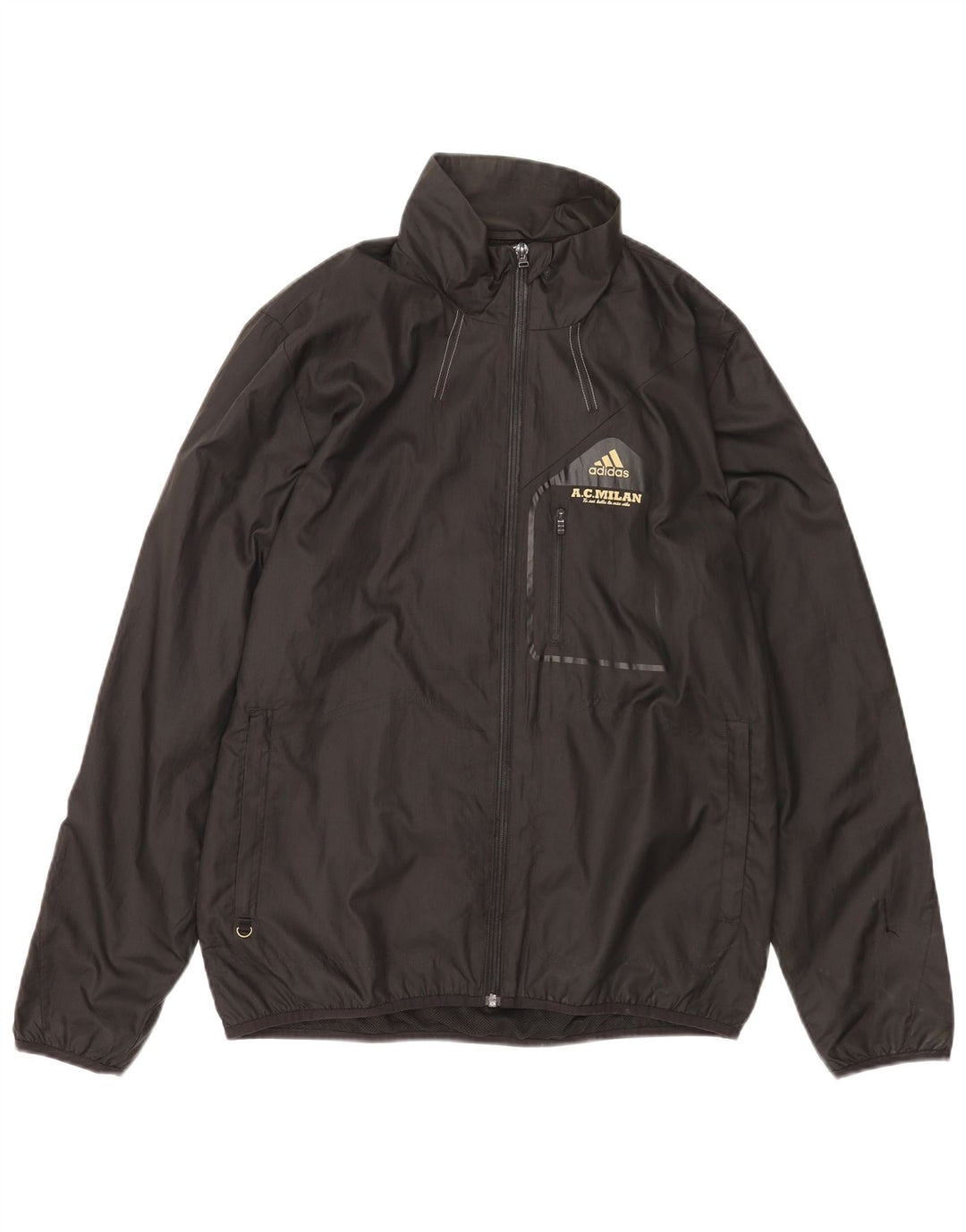 Adidas Regnjakke til mænd UK 38 Medium Sort Polyester